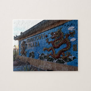 Chinatown Plaza Sign #1, Las Vegas Jigsaw Puzzle