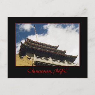 Chinatown Rooftop Postkarte