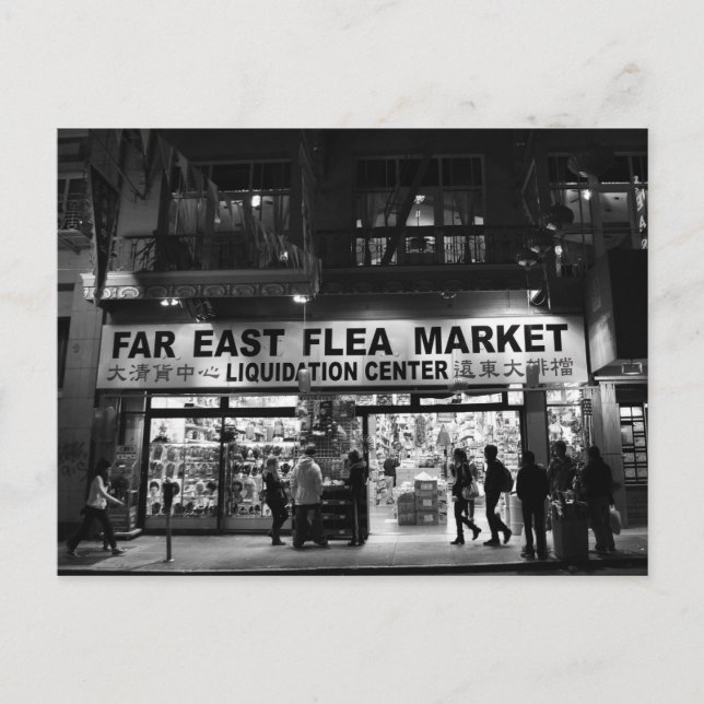 Chinatown, San Francisco, CA. Postkarte (Vorderseite)