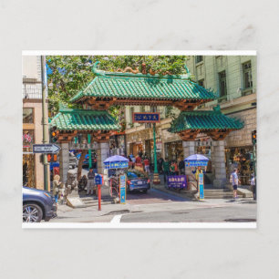 Chinatown San Francisco, California Postcard Postkarte