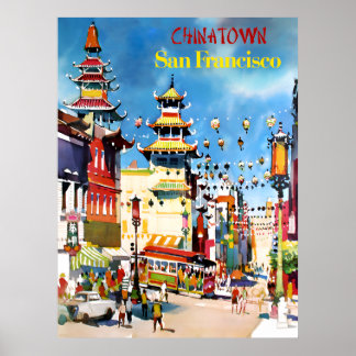 Chinatown, San Francisco Poster