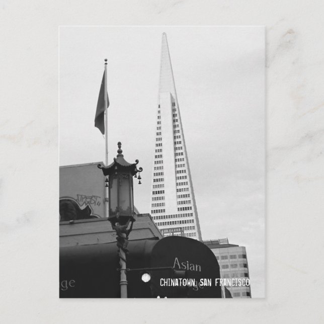 Chinatown, San Francisco Postkarte (Vorderseite)
