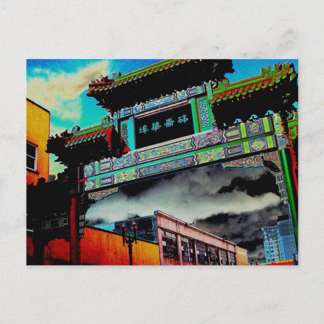 Chinatown-Tor Postkarte (Vorderseite)