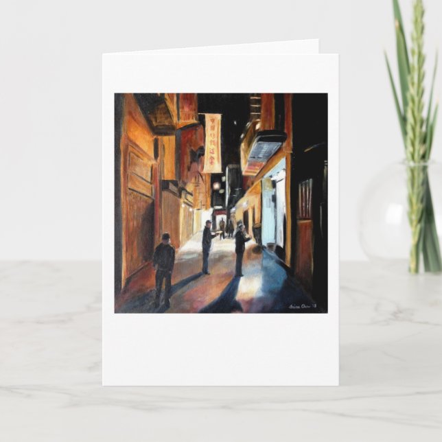 "Chinatown Treasure Hunt" von Trina Chow Karte (Vorderseite)