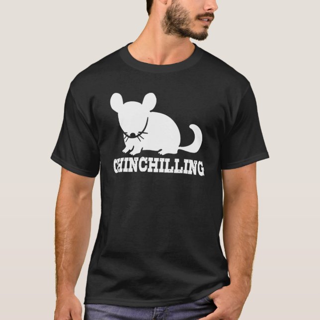 Chinchilla Chinchillas Wool Mouse Rod T-Shirt (Vorderseite)
