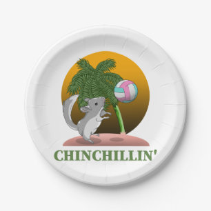 Chinchilla Chinchillin Pappteller