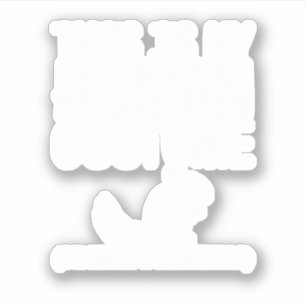 Chinchilla Easy Halloween menschliches Kostüm Rode Aufkleber