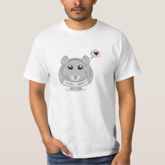 Chinchilla-Gedanken-Blasen-Liebe-T - Shirt