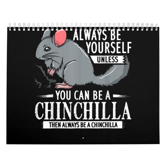 Chinchilla Geschenk Funny Niedliches Haustier Kalender (Titelbild)