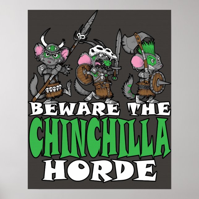 Chinchilla Horde Poster (Vorne)