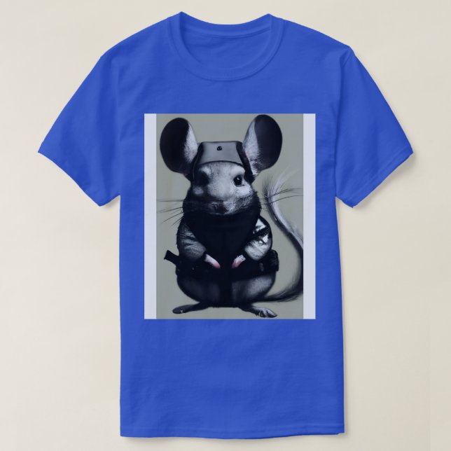 Chinchilla in einem Ninja-Kostüm 1 T-Shirt (Design vorne)