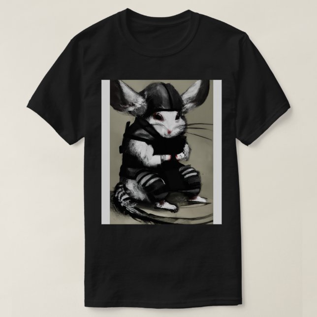 Chinchilla in einem Ninja-Kostüm 2 T-Shirt (Design vorne)