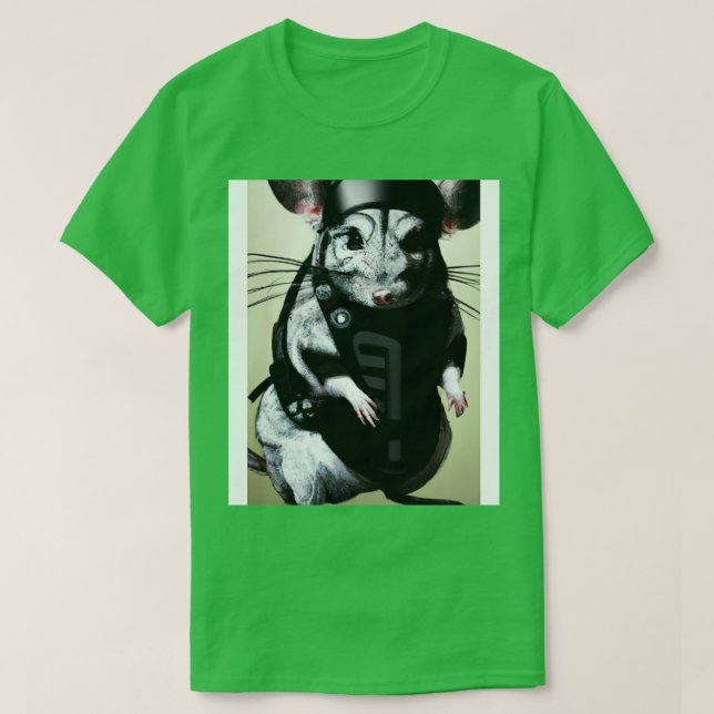 Chinchilla in einem Ninja-Kostüm 3 T-Shirt (Design vorne)
