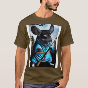 Chinchilla in einem Ninja-Kostüm 4 T-Shirt