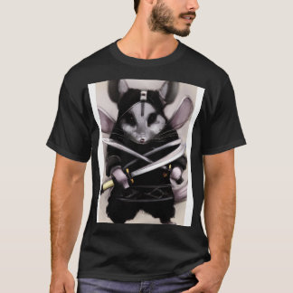 Chinchilla in einem Ninja-Kostüm T-Shirt