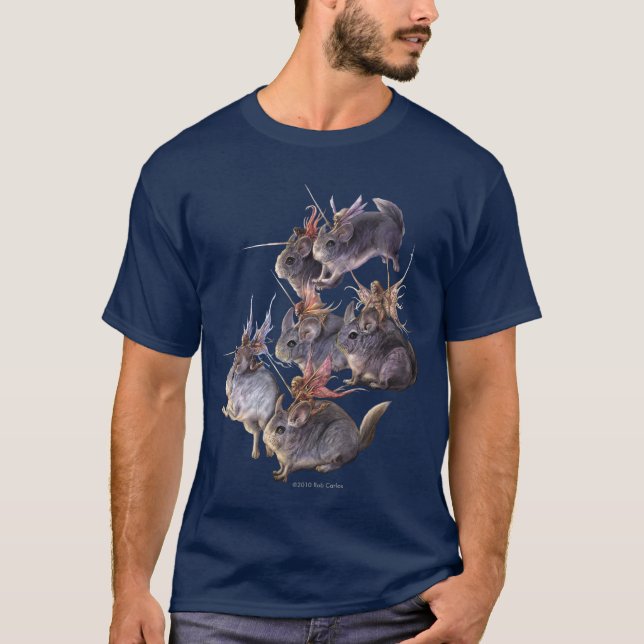 Chinchilla-Kavallerie T-Shirt (Vorderseite)