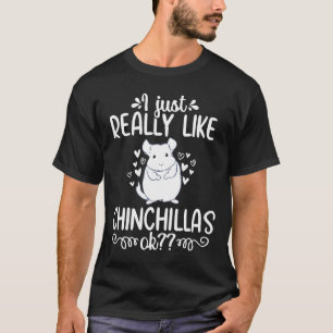 Chinchilla Mama Niedlicher Haustierbesitzer T-Shirt