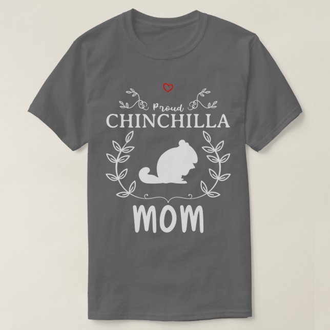 Chinchilla Mama Witziges Design für Geschenk 1 T-Shirt (Design vorne)