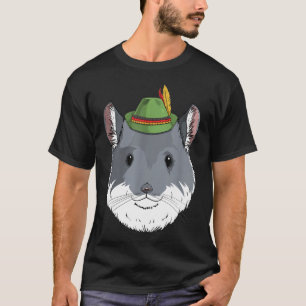 Chinchilla Oktoberfest Deutscher Bayerischer Alpen T-Shirt