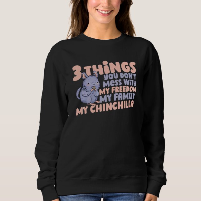 Chinchilla Pet 2 Sweatshirt (Vorderseite)