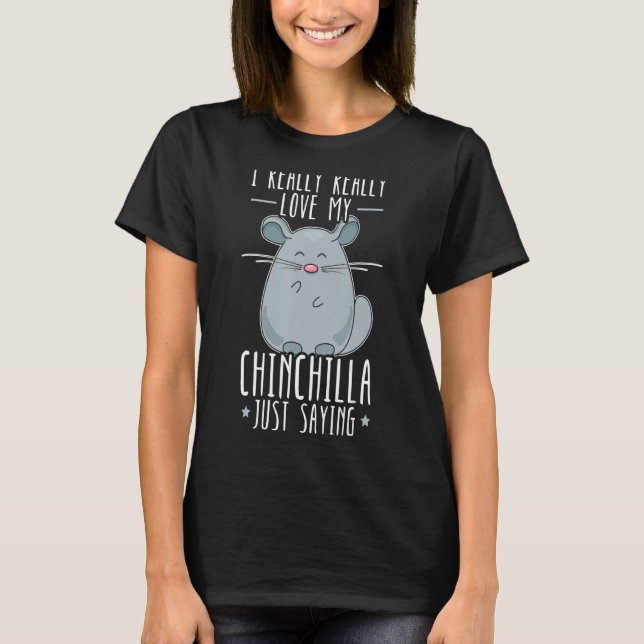 Chinchilla Pet Animal 5 T-Shirt (Vorderseite)