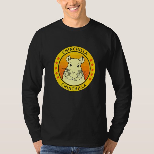 Chinchilla-Porträt T-Shirt (Vorderseite)
