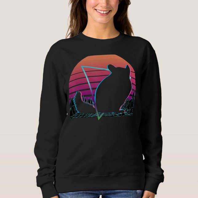 Chinchilla Retro Sweatshirt (Vorderseite)