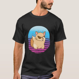Chinchilla Sunglass Retro Vintag Chinchilla Pet O T-Shirt
