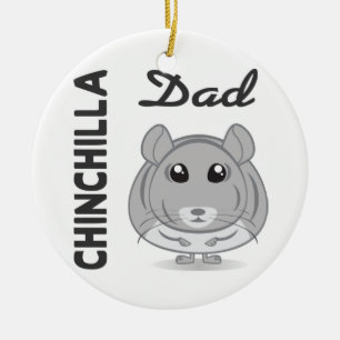 Chinchilla-Vater-Verzierung Keramikornament