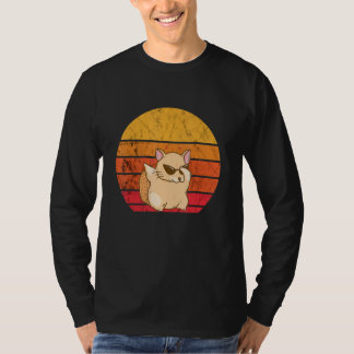 Chinchilla Vintag Sunset Dancing Chinchillas Pet T-Shirt