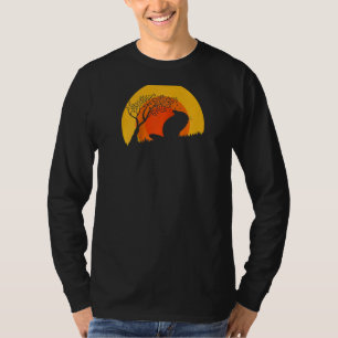 Chinchillas Retro Sunset Vintag für Chinchilla Ow T-Shirt