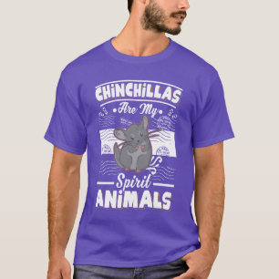 Chinchillas sind meine spirituellen Tiere retro T-Shirt