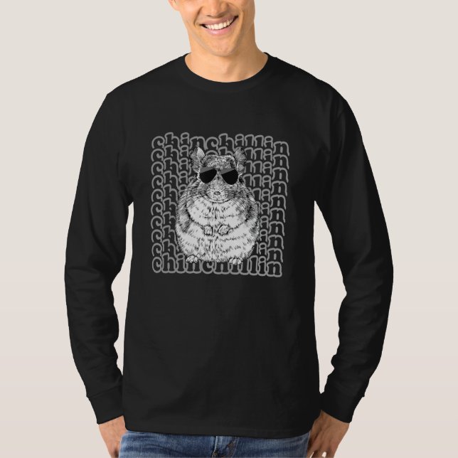 Chinchillin'   Chinchilla Mom Dad T-Shirt (Vorderseite)