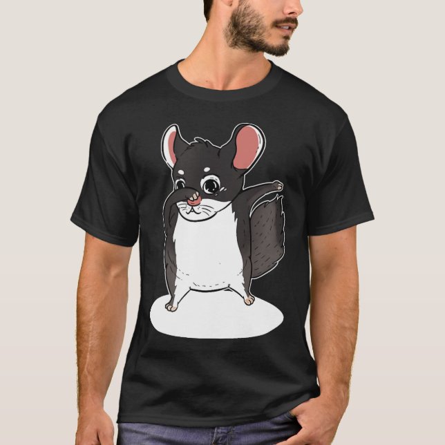 Chinchillin Dabbing Chinchilla T-Shirt (Vorderseite)