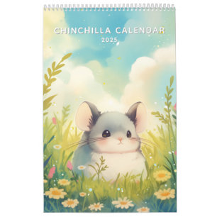 Chinchillin' das ganze Jahr 2025 Kalender