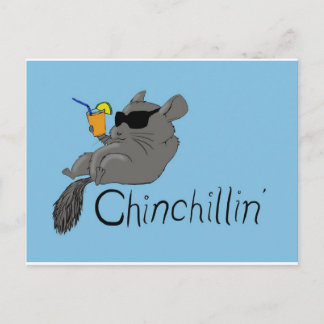 Chinchillin Postkarte