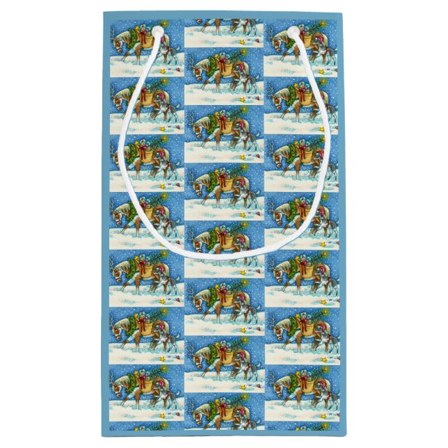 CHINCOTEAGUE CHRISTMAS PONIES, SCHLACHGELLEN & SPI KLEINE GESCHENKTÜTE (Rückseite)