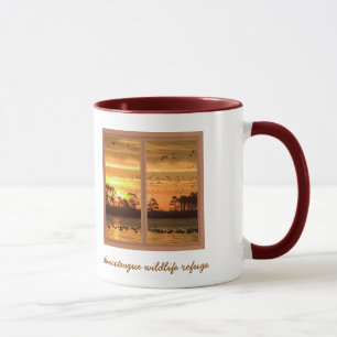 Chincoteague Insel-Sonnenuntergang-Kaffee-Tasse Tasse