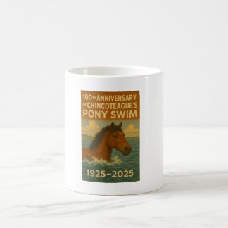 Chincoteague Island 100 Jahre Jubiläum Ponyswim Ta Kaffeetasse