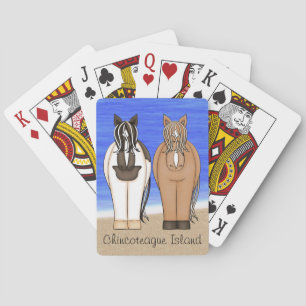 Chincoteague Island and Ponies Playing Cards Spielkarten