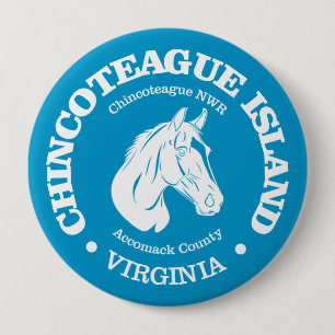 Chincoteague Island (Pony) Button