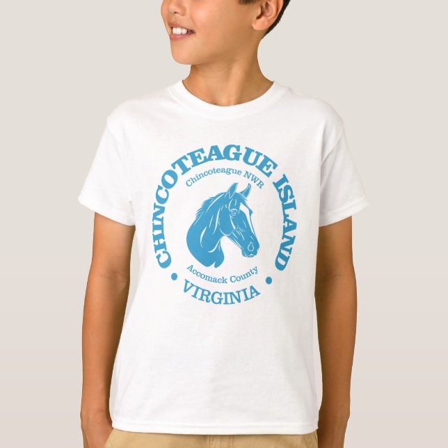 Chincoteague Island (Pony) T-Shirt (Vorderseite)