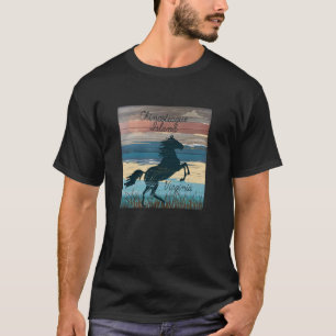 Chincoteague Island VA Wilde Pferde Nautical Coast T-Shirt