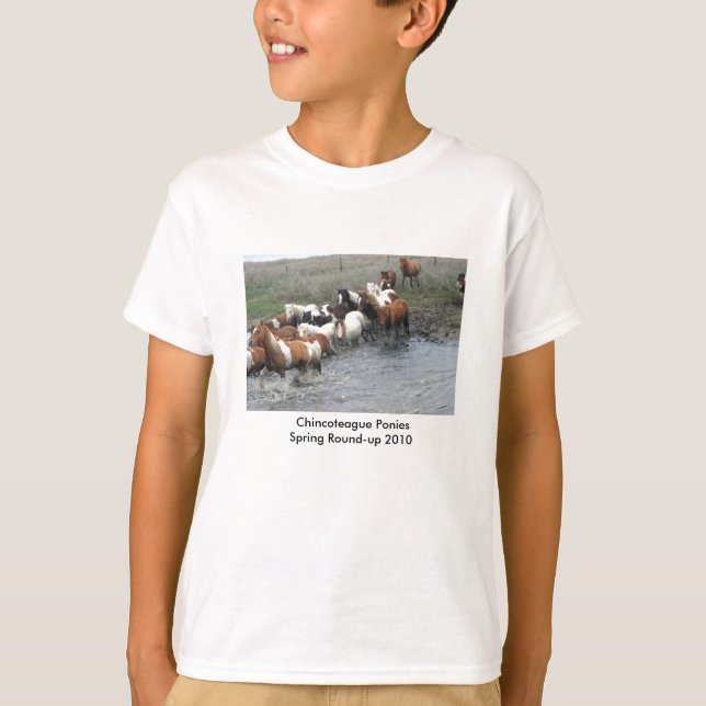Chincoteague Pony-Jugend-T - Shirt (Vorderseite)