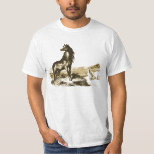 Chincoteague Pony-Kunst-Illustration T-Shirt