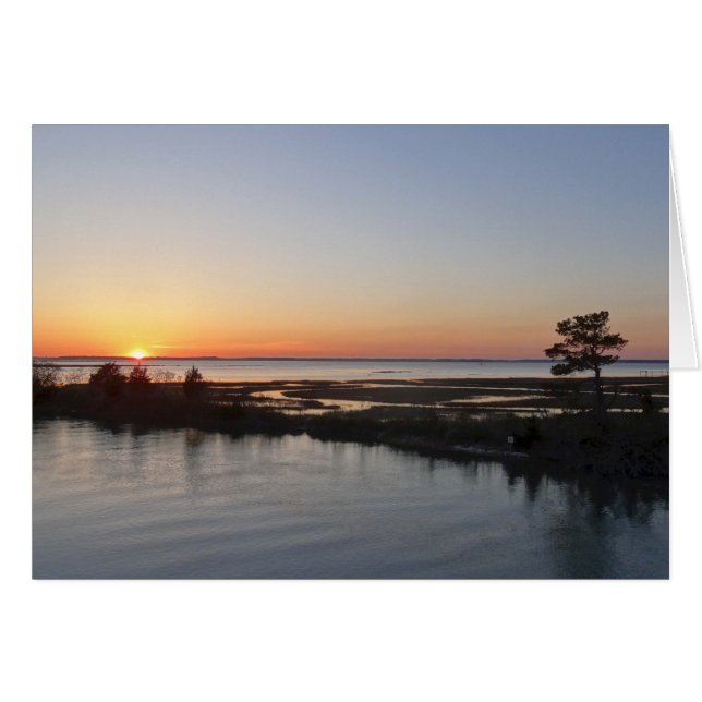 Chincoteague Sunset I Virginia Landschaft (Vorderseite (Horizontal))