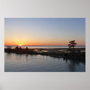Chincoteague Sunset I Virginia Landschaft Poster