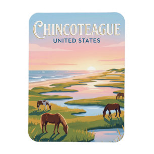 Chincoteague Virginia Magnet