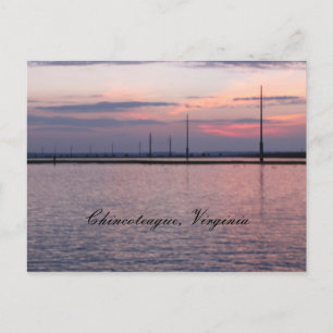 Chincoteague, Virginia Postkarte