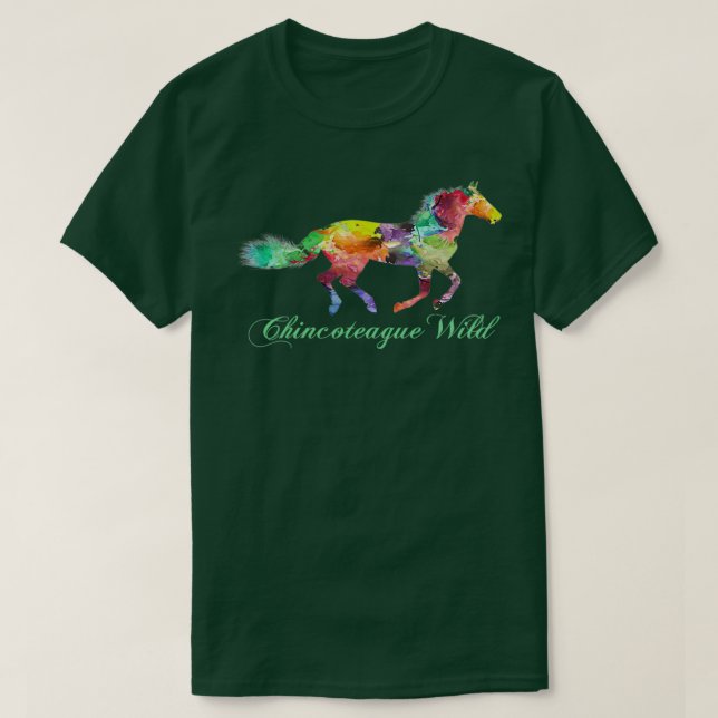Chincoteague Wild Pony T-Shirt (Design vorne)
